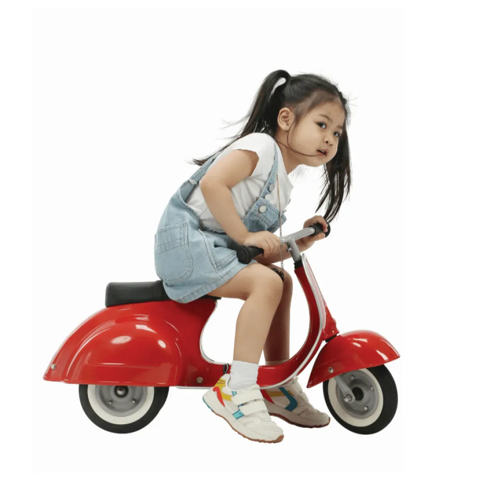 Ambosstoys Primo Classic Red Ride-On (Leather Seat)
