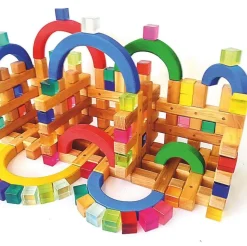 Bauspiel Lucite Cubes 100 Piece Set