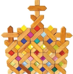 Bauspiel Lucite Cubes 100 Piece Set