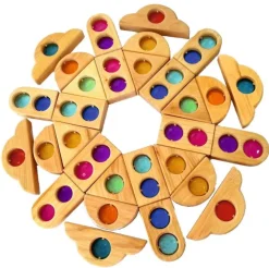 Bauspiel Window Shapes 36 Pieces