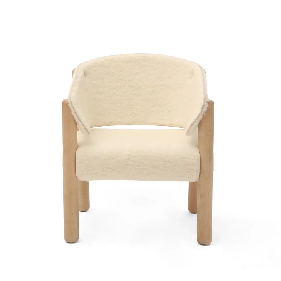 Charlie Crane Saba Children's Chair - White Fur