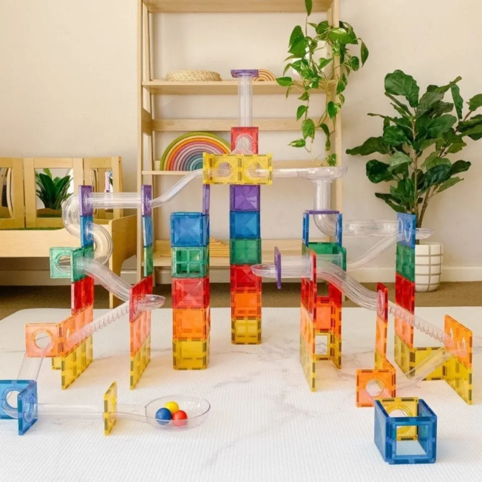 Connetix Tiles 92 Piece Ball Run Pack
