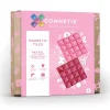 Connetix Tiles 2 Piece Base Plate Pack Pink & Berry