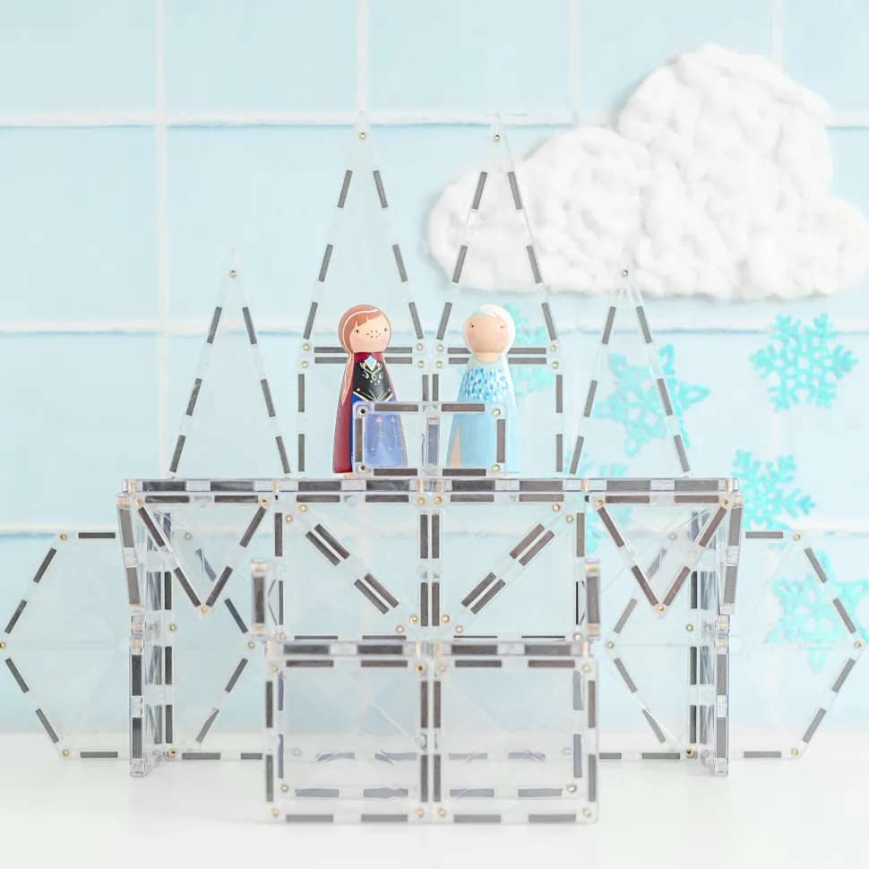 Connetix Tiles 36 Piece Clear Pack Bundle