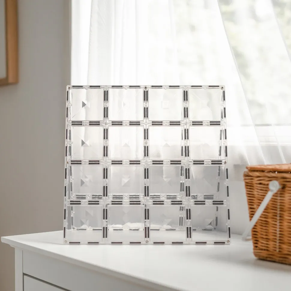 Connetix Tiles 36 Piece Clear Pack Bundle