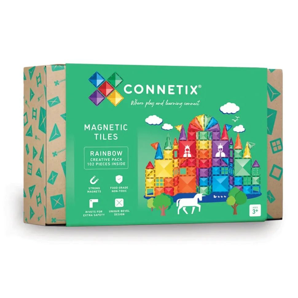 Connetix Tiles 104 Piece Creative Car Bundle