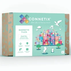 Connetix Tiles 200 Piece Pastel Ball Run Bundle