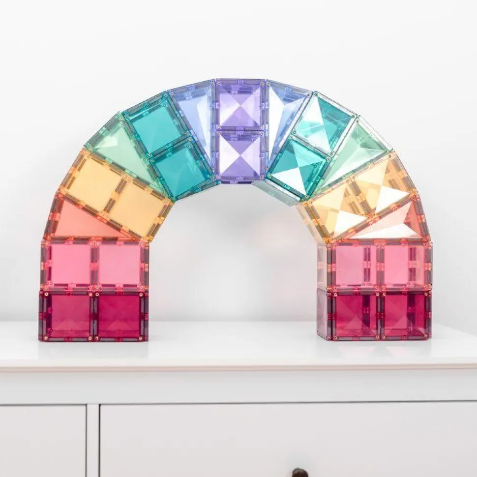 Connetix Tiles 122 Piece Pastel Creative Car Bundle