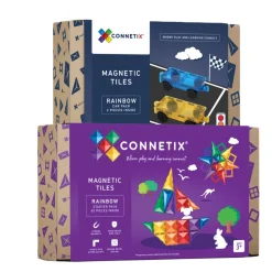 Connetix Tiles 62 Piece Starter Car Bundle
