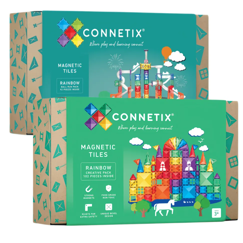 Connetix Tiles Rainbow 194 Piece Bundle