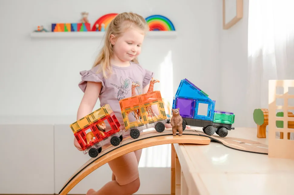 Connetix Tiles Rainbow 50 Piece Transport Pack