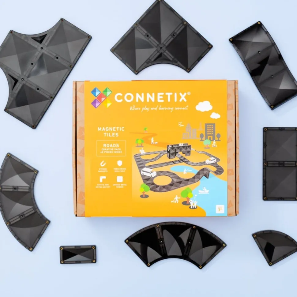 Connetix Tiles Roads Creative Pack 48 Piece