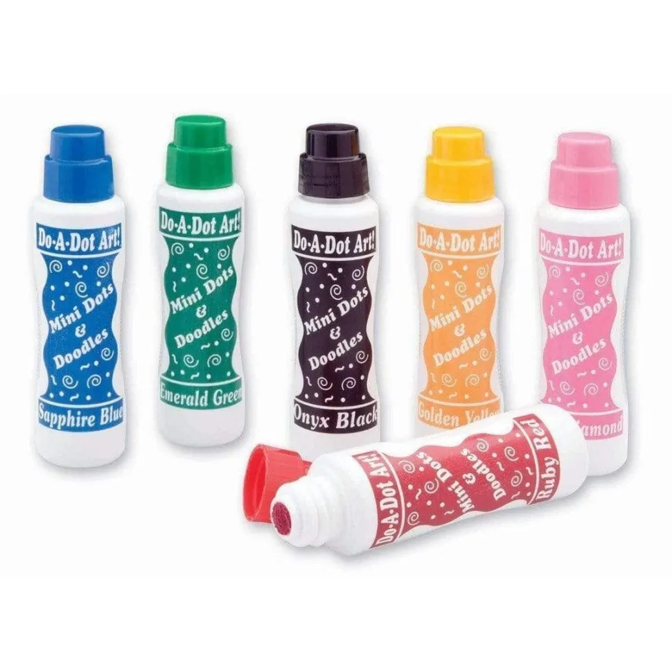 Do A Dot Art! Mini Dot Island Bright Markers 6 Pack
