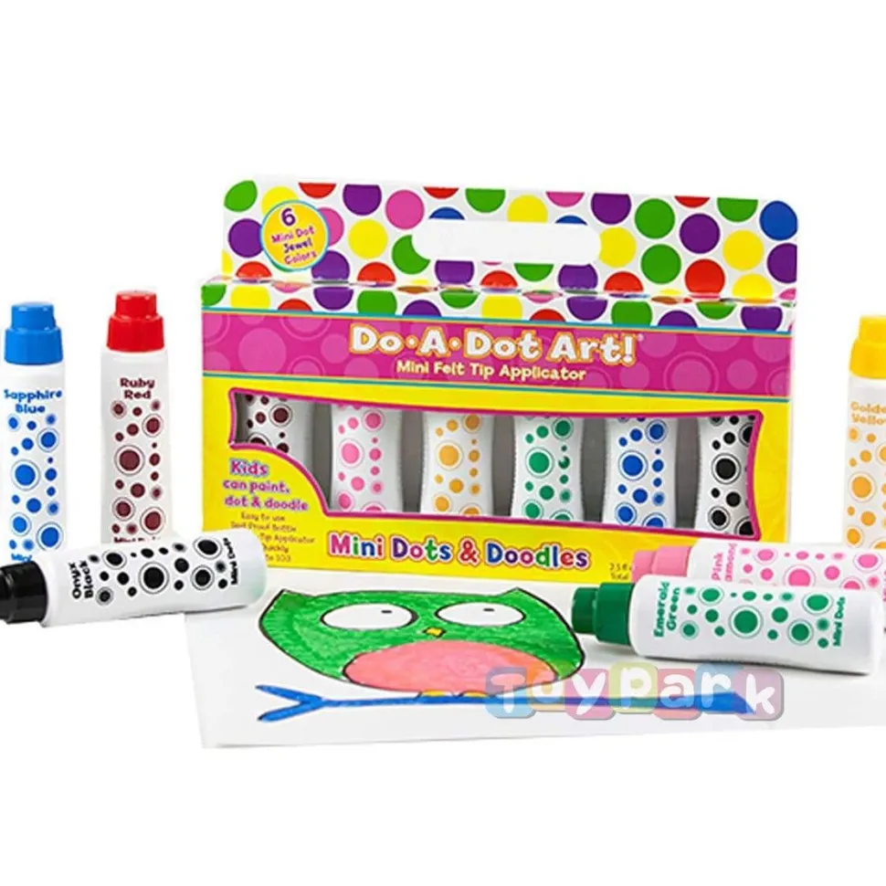 Do A Dot Art! Mini Dot Jewel Tone Markers 6 Pack