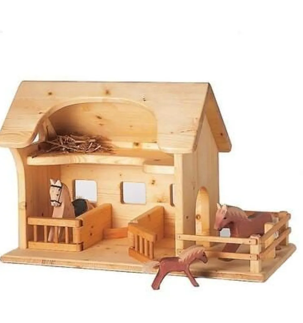 Drei Blatter Wooden Farm Barn with Stable