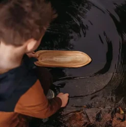 Explore Nook Wooden Toy Boat Canoe