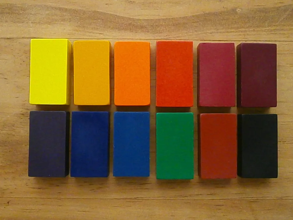 Filana Organic Beeswax Crayons, 12 Classic Blocks