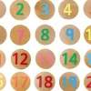 Freckled Frog Numbers 1-20 Wooden Matching Pairs