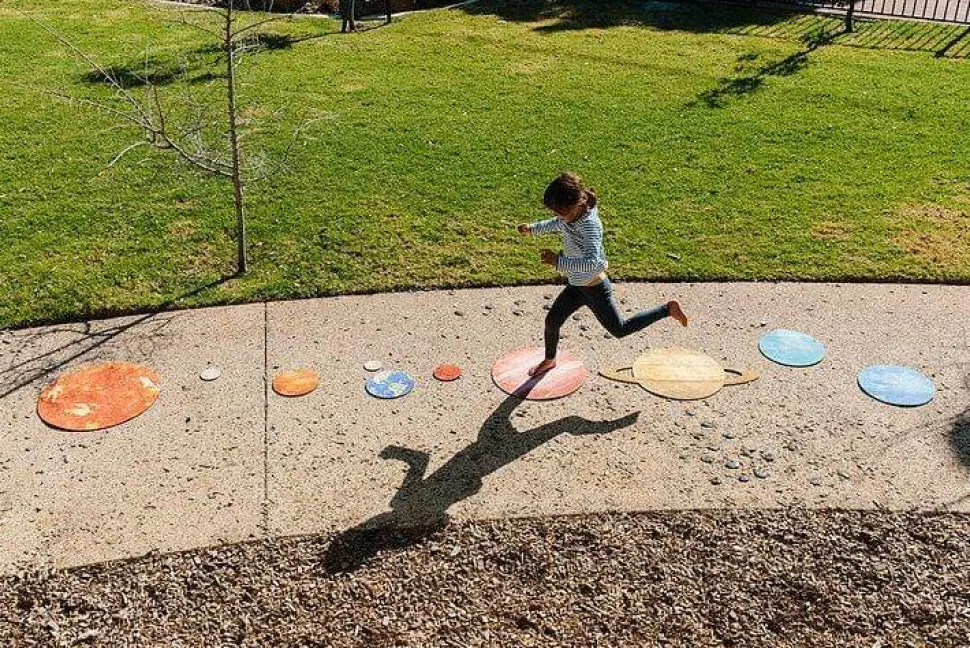 Freckled Frog Our Solar System Mats 10 Piece Set