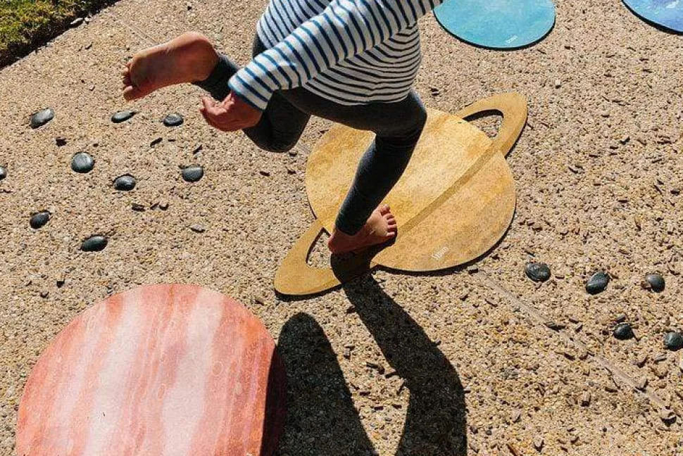 Freckled Frog Our Solar System Mats 10 Piece Set