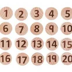 Freckled Frog Tactile Wooden Numbers set
