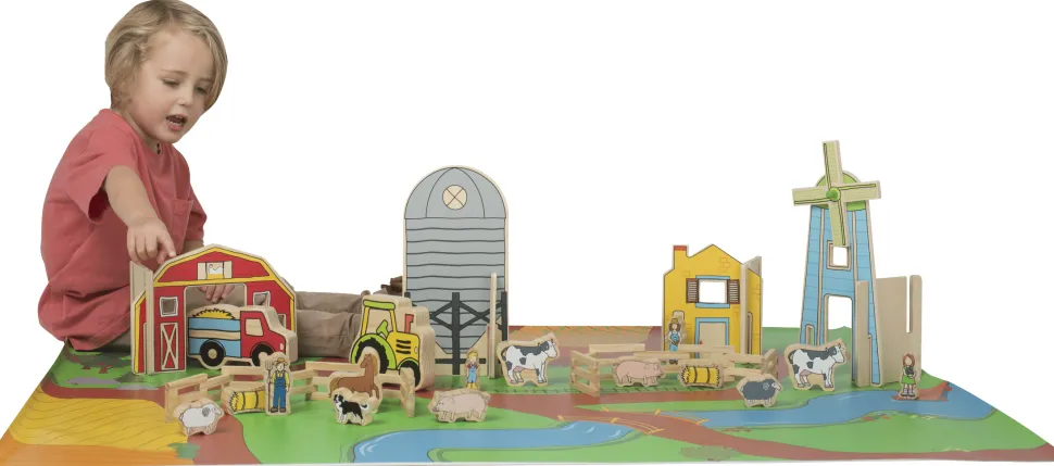 Freckled Frog The Farm Playmat