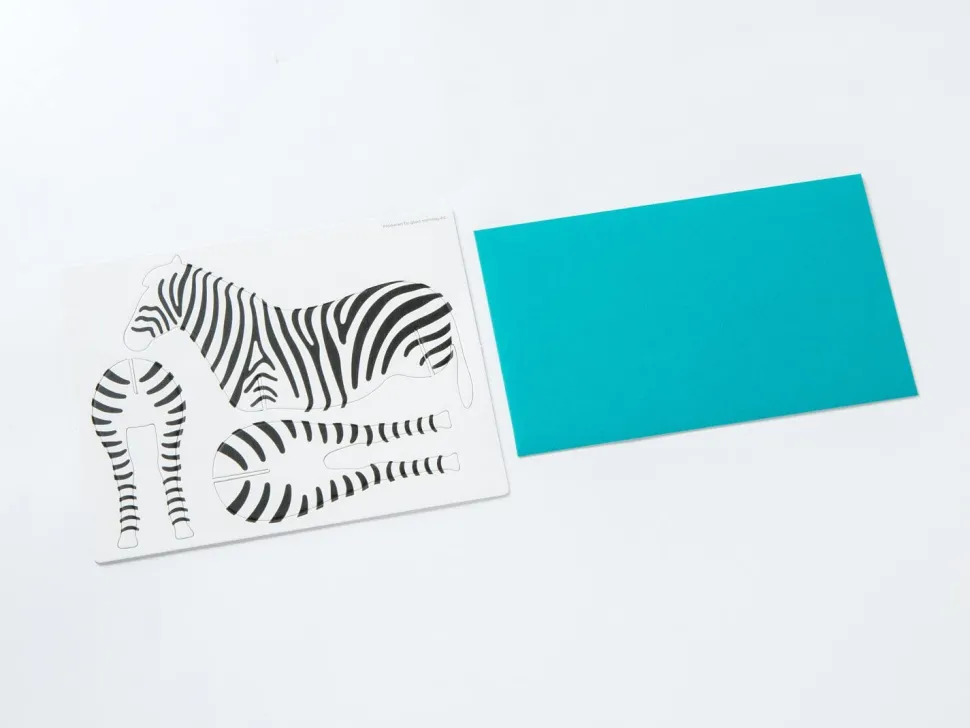 Good Morning Post Animal-Zebra