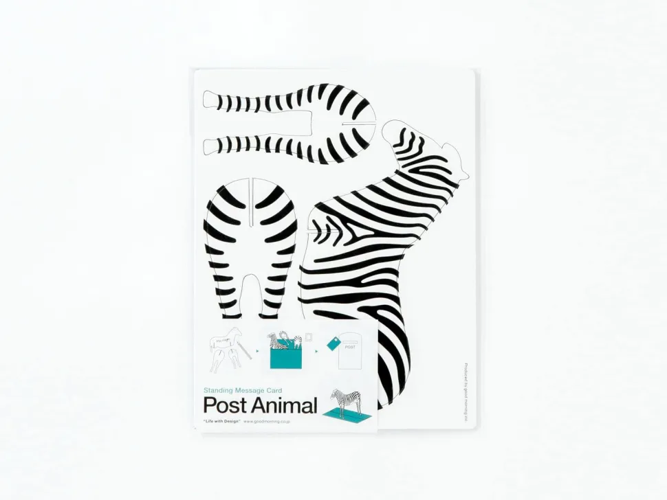 Good Morning Post Animal-Zebra
