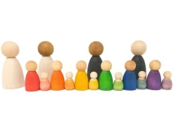Grapat Adult Nins in Dark Wood 2 Pieces