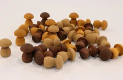 Grapat Mandala Brown Mushroom 36 Pieces