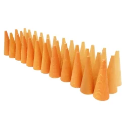 Grapat Mandala Orange Cones 36 Pieces