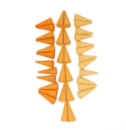 Grapat Mandala Orange Cones 36 Pieces
