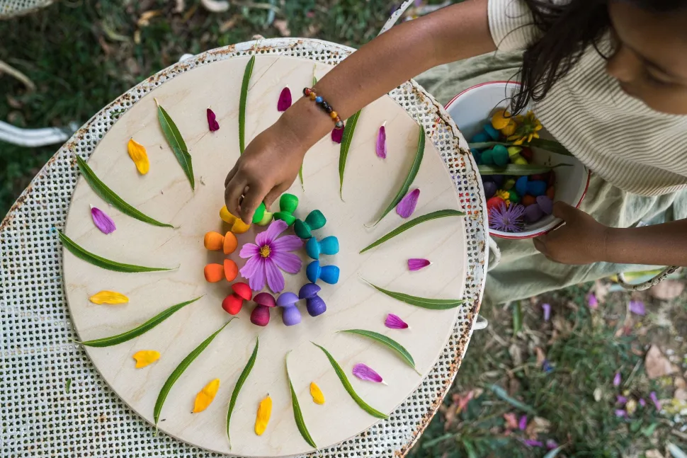 Grapat Mandala Rainbow Mushrooms