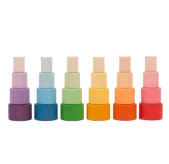 Grapat Nest Rainbow Bowls 24 Pieces