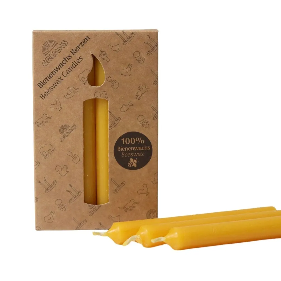 Grimm’s 100% Beeswax Candle Pack of 12