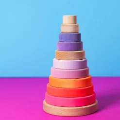 Grimm's Conical Tower Neon Pink