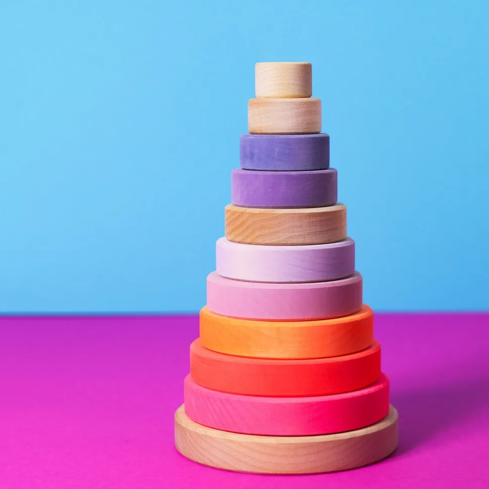 Grimm's Conical Tower Neon Pink