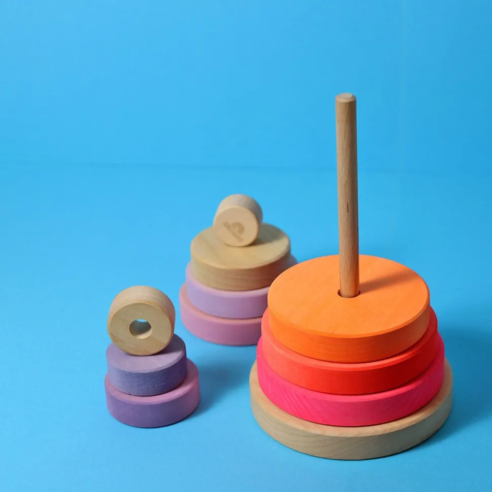 Grimm's Conical Tower Neon Pink