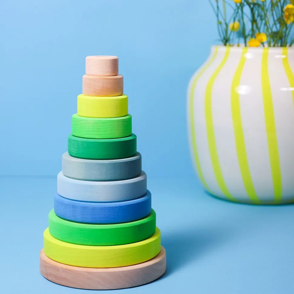 Grimm's Conical Tower Neon Green