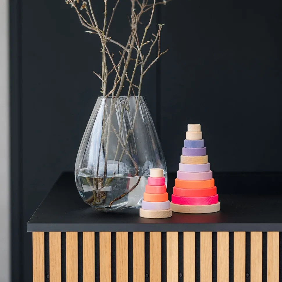 Grimm's Conical Tower Neon Pink