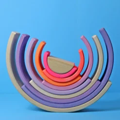 Grimm's Rainbow Neon Pink 10 Piece