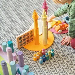 Grimm’s Rollers Large Building Set Pastel