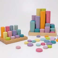 Grimm’s Rollers Large Building Set Pastel