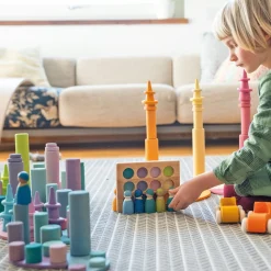 Grimm’s Rollers Small Sorting Game Pastel