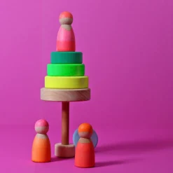 Grimm's Small Conical Tower Neon Green