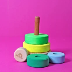 Grimm's Small Conical Tower Neon Green