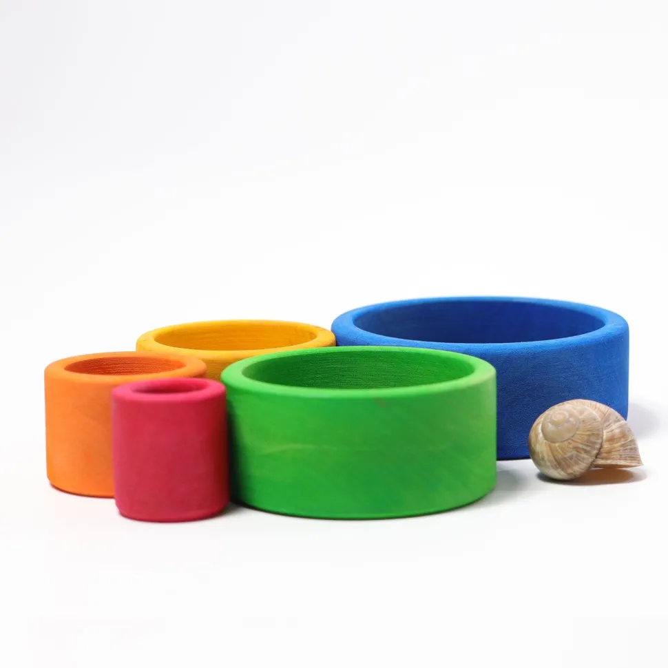 Grimm’s Stacking Bowls Blue