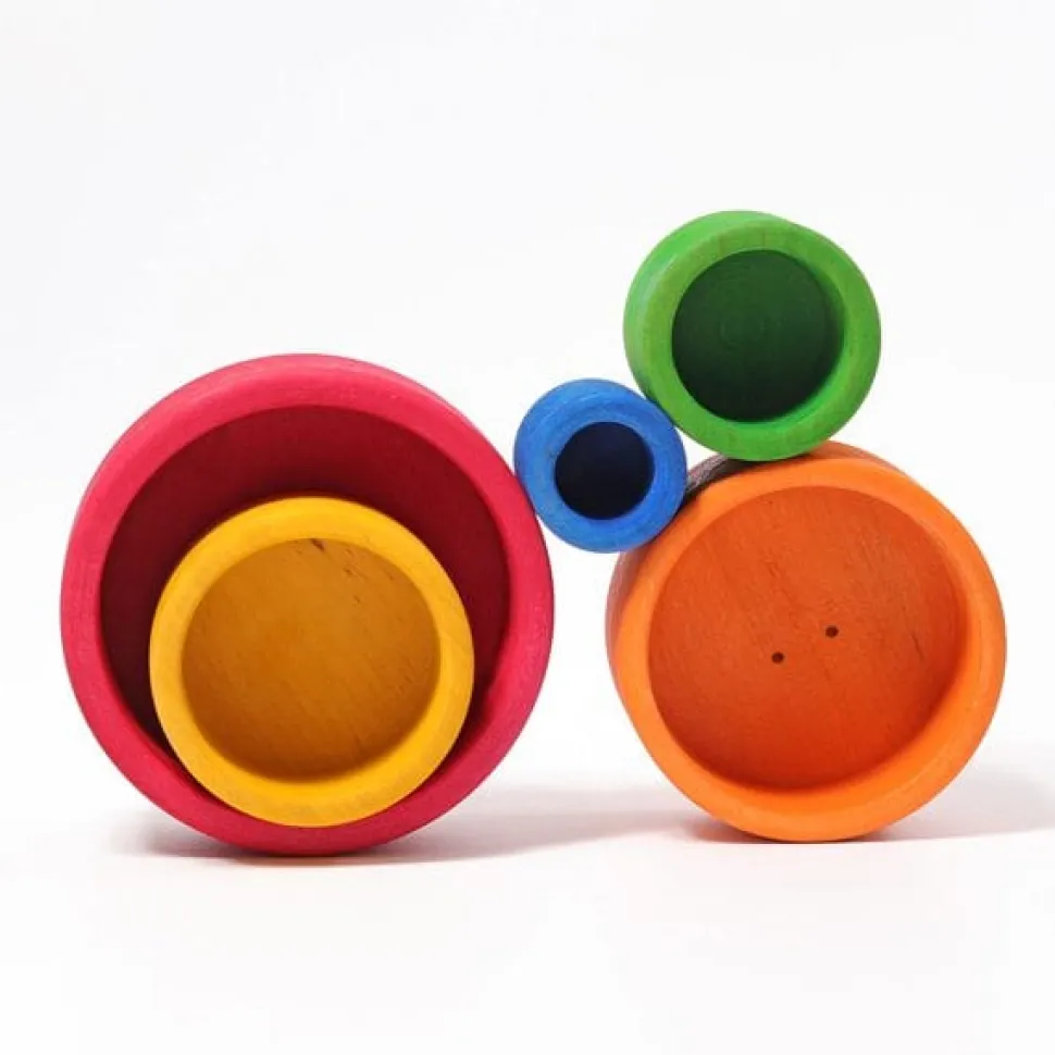 Grimm’s Stacking Bowls Red