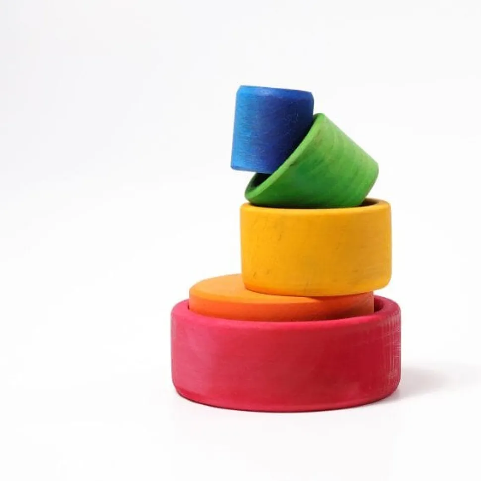 Grimm’s Stacking Bowls Red