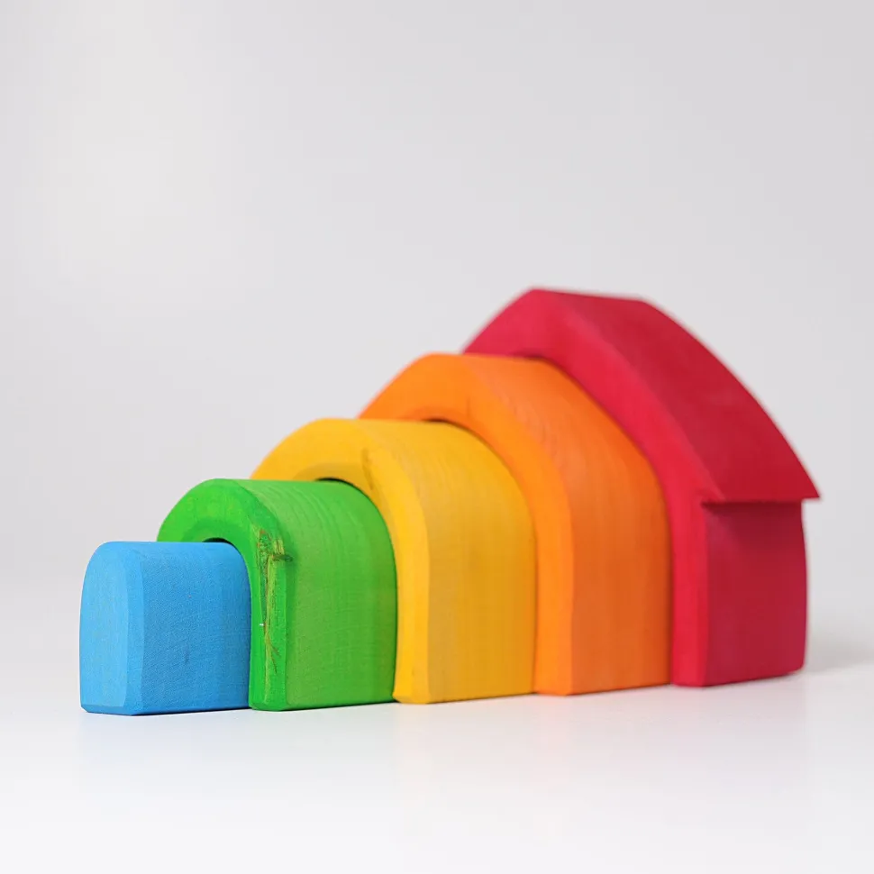 Grimm’s Stacking House Coloured